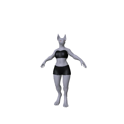 Foxy Furry Female Character Cartoon