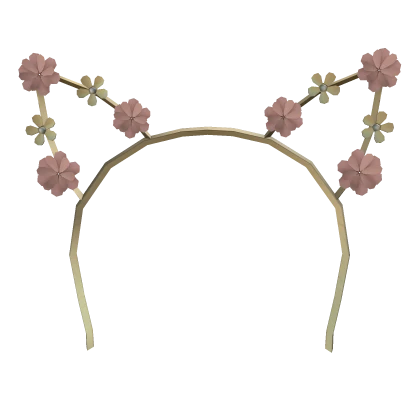 Miau Headband Gold and Pink