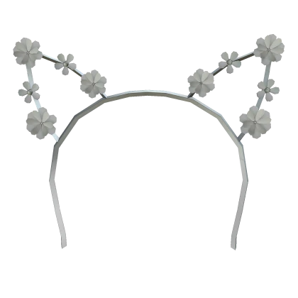 Miau Headband Silver