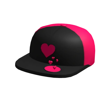 Heart Cap Rose Back