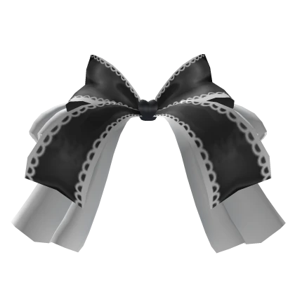 Fancy Waist Bow Black