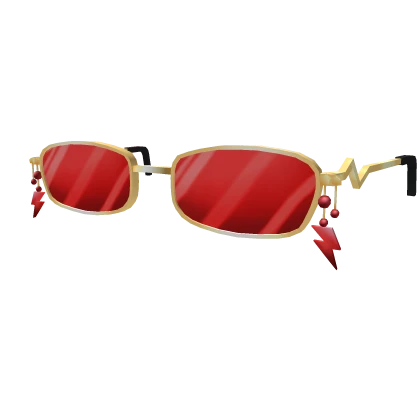 Red Thunderbolt Shades