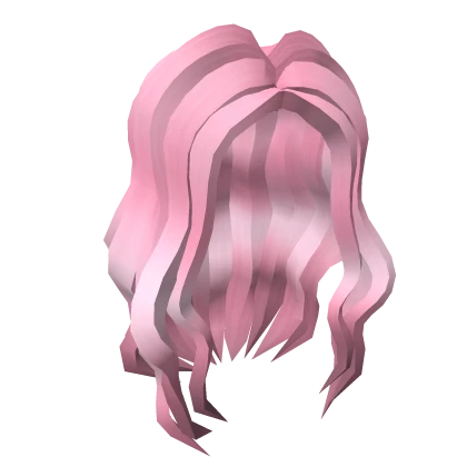 Pink Wavy Hair