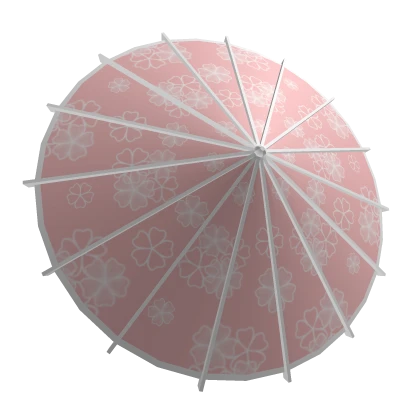 Pink Blossom Oil Paper Umbrella 