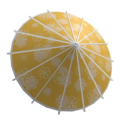 Yellow Oil Paper Umbrella