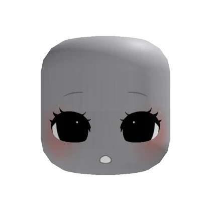 🍀Animated Baby Chibi Face (Black)