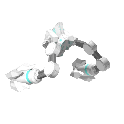 Cyan Mecha Arms (Under-Hanging) - LIGHT SERIES