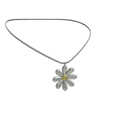 Miau Silver Daisy Necklace