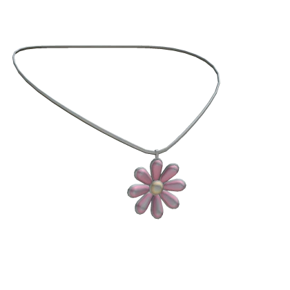 Miau Daisy Necklace Pink