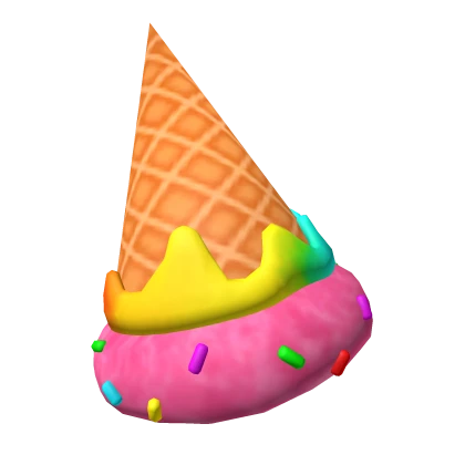 Strawberry Icecream Cone Hat