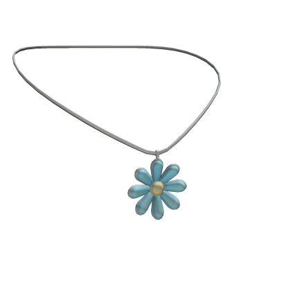 Miau Daisy Necklace Blue