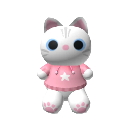 Kitty Plushie White