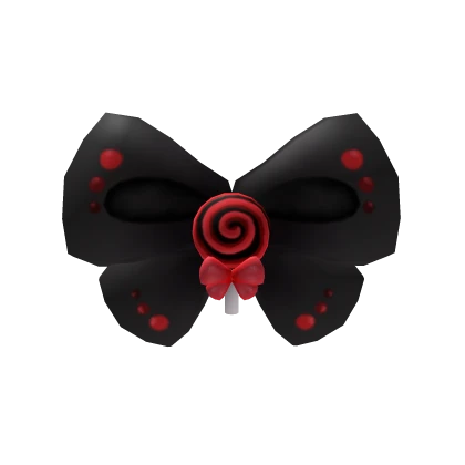 Lollipop Bow Black