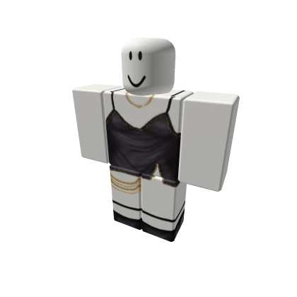 black silk dress w gold accents