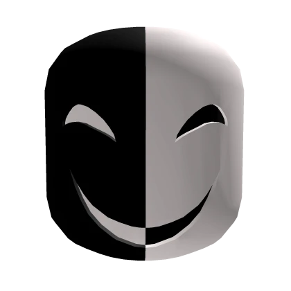 Divided Mischievous Smile Mask