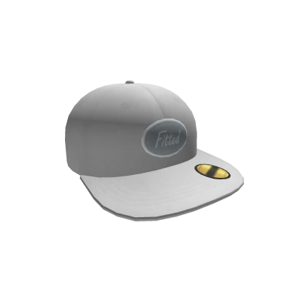 White Fitted Cap