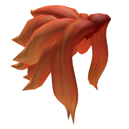 Orange  Spiky Protagonist Hair