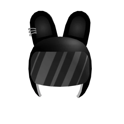 Black Punk Bunny Helmet 