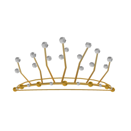 Gold Pearl Tiara