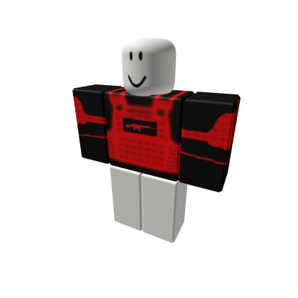 Neon Swat Millitary Army Vest Neon Face Mask Red