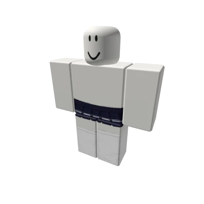 navy-white pleated skirt & socks