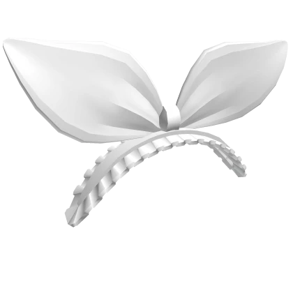 White Ruffled Headband