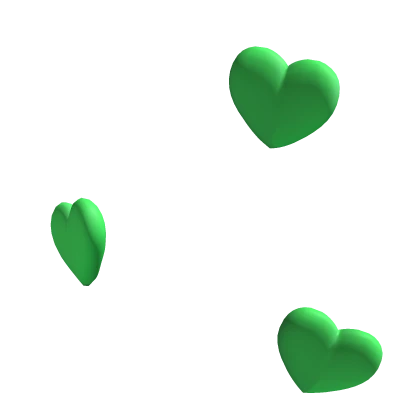 Green Hearts Face