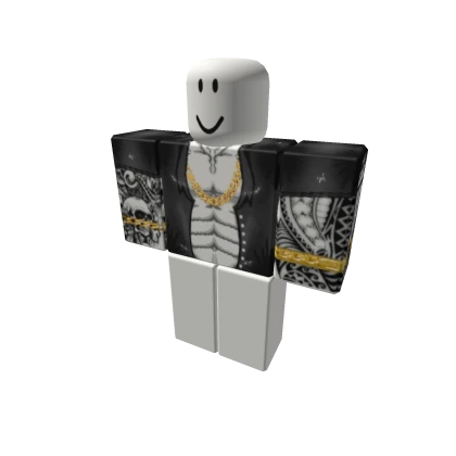 Black Shirt Muscles Tattoos Jason Voorhees Gold