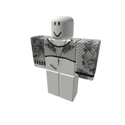 [1111] ♱ VISUAL KEI Vkei Crop Fishnets