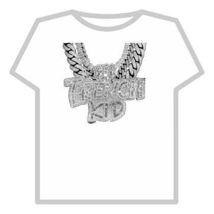 (ICE❄) Lil Tjay TrenchKid Chain VVS WOO TRENCH KID