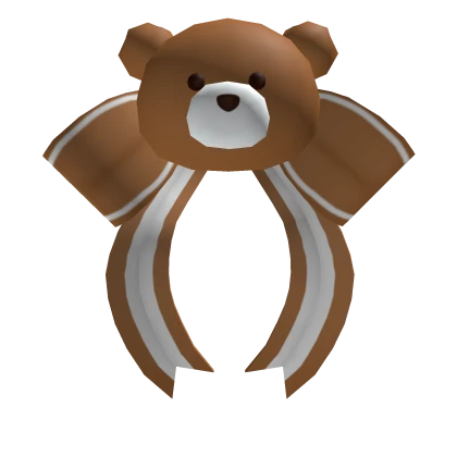 Teddy Bear Front Bow Brown