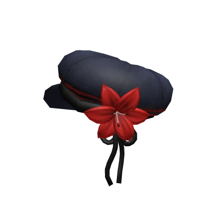 Black and Red Beret