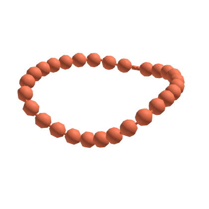 Orange Bead Necklace