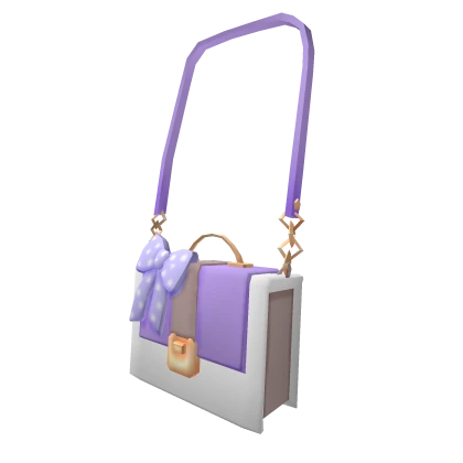 Chic Bow Purse Purple