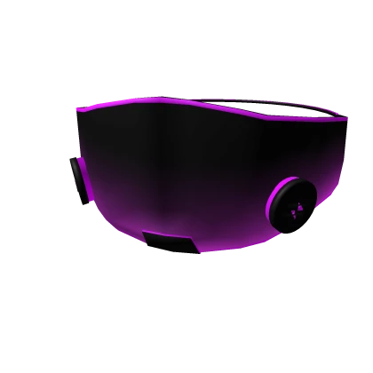 Purple Neon Fading Mask