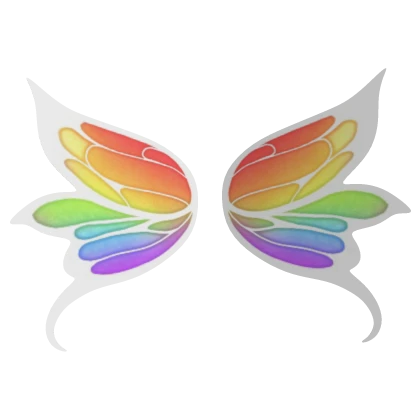 Cute Butterfly Wings Rainbow