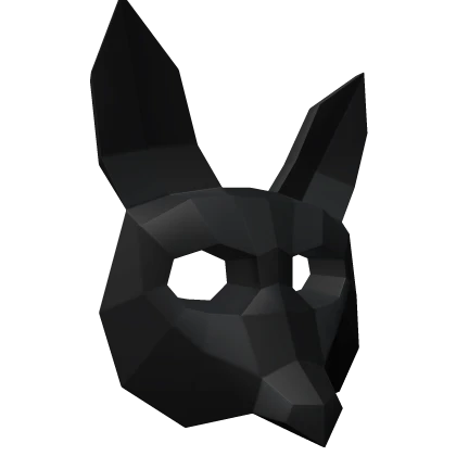 Gemotric Bunny Mask Black