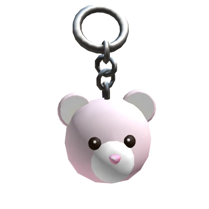 3.0 Pink Bear Keychain