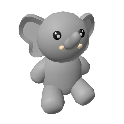 Gray Elephant Plush