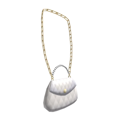 White Luxury Chain Purse 1.0