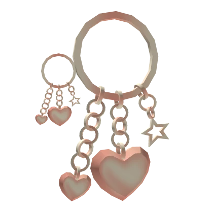 Rose Gold Charm Hoops