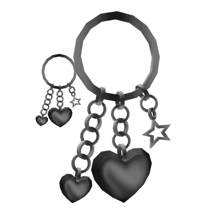 Dark Charm Hoops