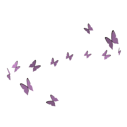 Swirl of Pink Butterflies (Top) 