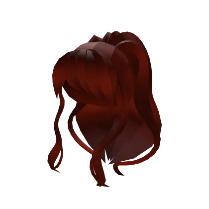 Poofy Red Ponytail