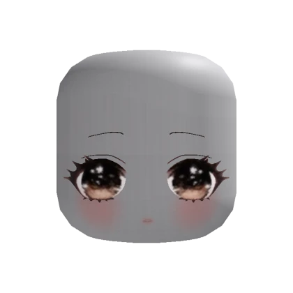 🍀Animated Makeup Blush Face (Brown)