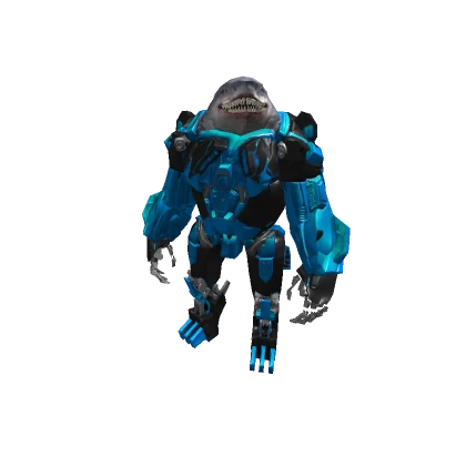 Shark Mech - Blue/Black - (Rthro)