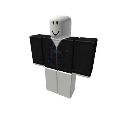 Black graphic hoodie 