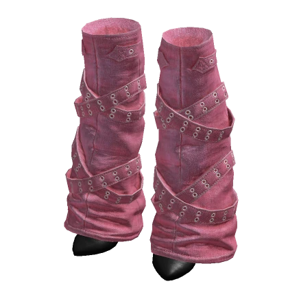 Pink Leg Warmers & Boot🫐