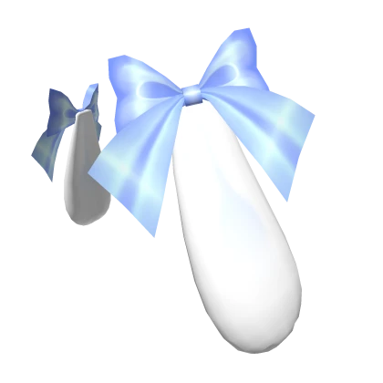 Bow Bunny Ears Blue