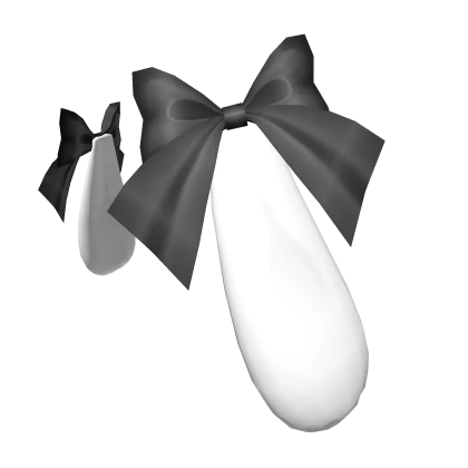 Bow Bunny Ears Black